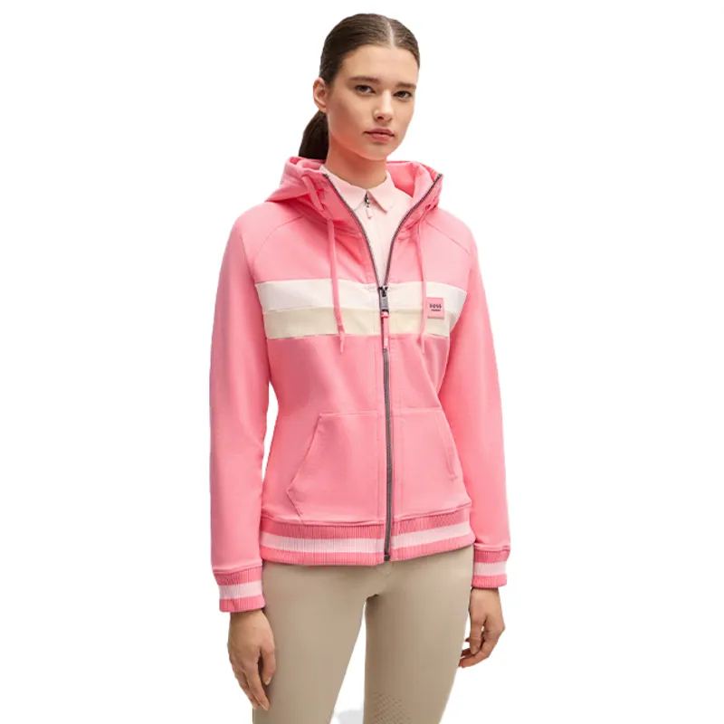 BOSS Equestrian Riva Ladies Full Zip Hoodie - Pink