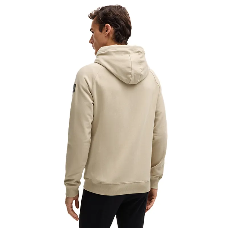 BOSS Equestrian River Zip Mens Hoodie - Sand-2