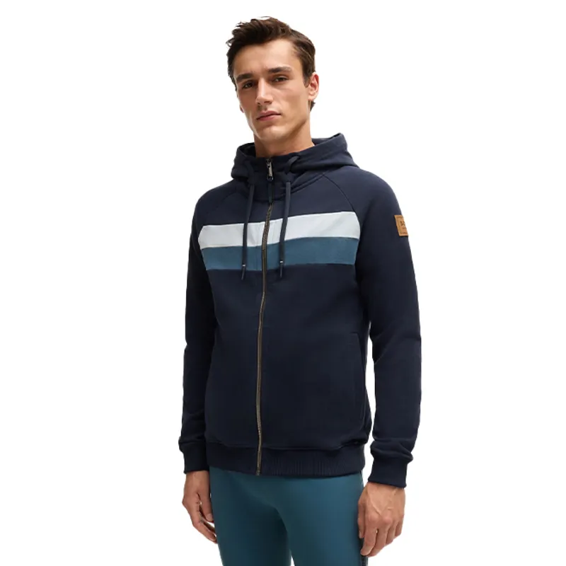 BOSS Equestrian River Zip Mens Hoodie - Sky Captain-3