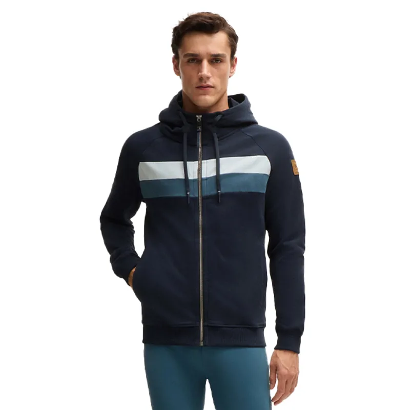 BOSS Equestrian River Zip Mens Hoodie - Sky Captain