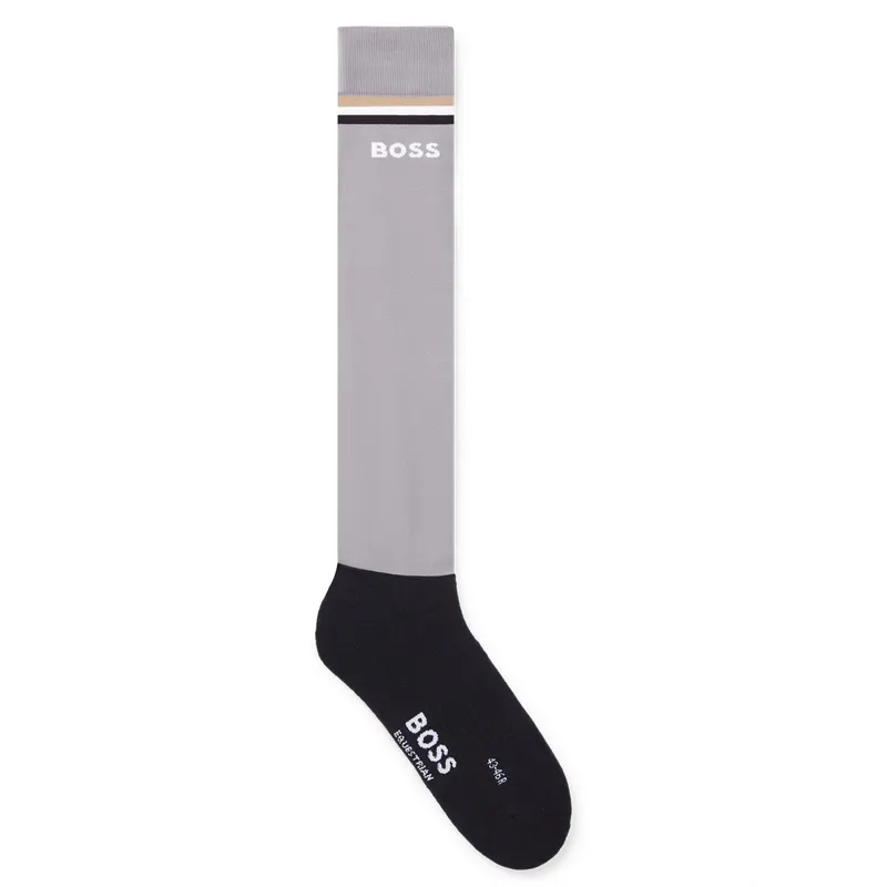 BOSS Equestrian Classic Unisex Tall Riding Socks - Grey