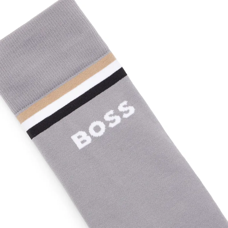BOSS Equestrian Classic Unisex Tall Riding Socks - Grey-1