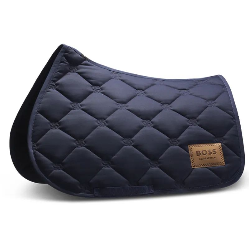 BOSS Equestrian Show Jumping Saddlecloth - Solid Sky Captain