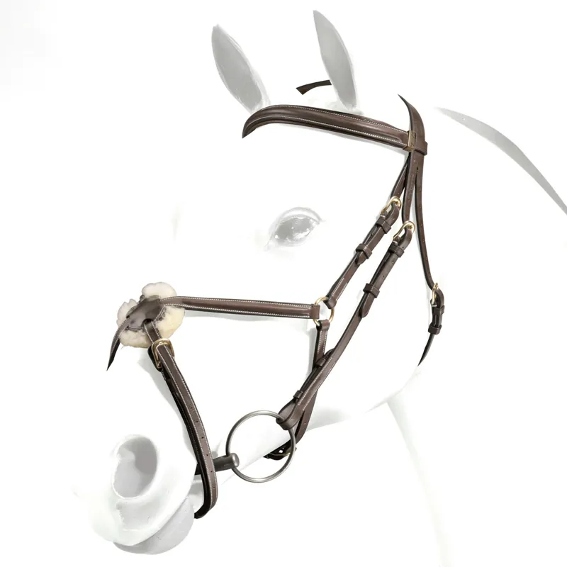 Equipe Emporio Grackle Bridle - Brown/Brass