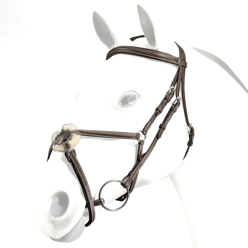 Equipe Emporio Grackle Bridle - Brown/Silver