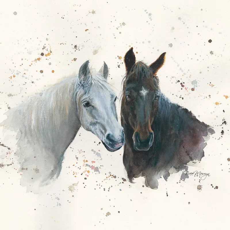 Bree Merryn Painted Fine China Horse Mug - Pebbles and Paloma-1