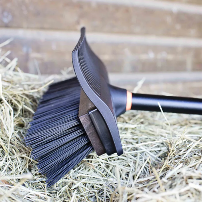 BroomRaker Garden and Equestrian Tool - Black-2