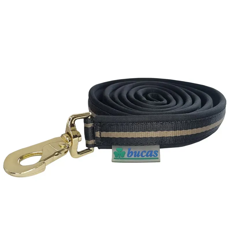Bucas Dublin Lead Rope - Black/Taupe