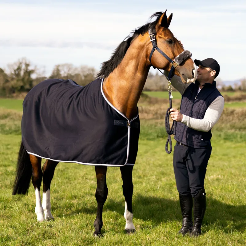 Bucas Emerald Wool-Mix Show Rug - Navy-1