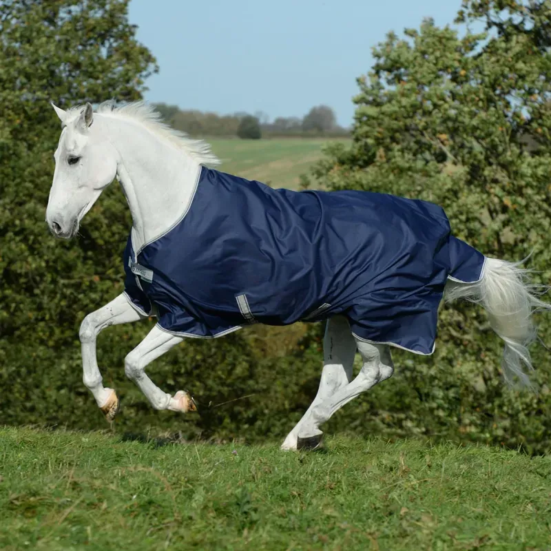 Bucas Freedom 0g Standard Neck Turnout Rug - Navy-6