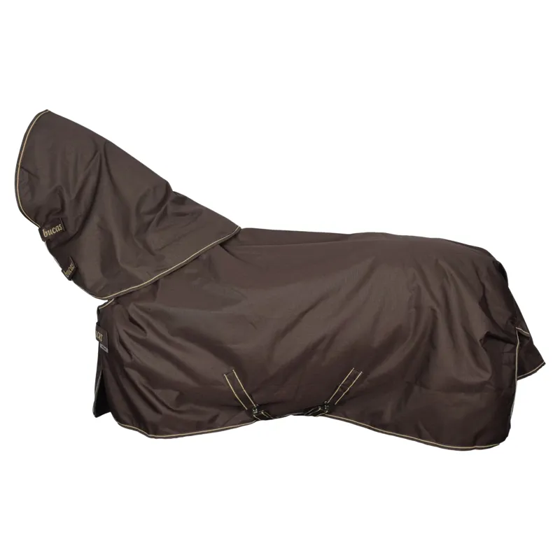 Bucas Irish 150g Detachable Neck Turnout Rug - Espresso-1