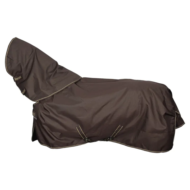 Bucas Irish 300g Detachable Neck Turnout Rug - Espresso-3