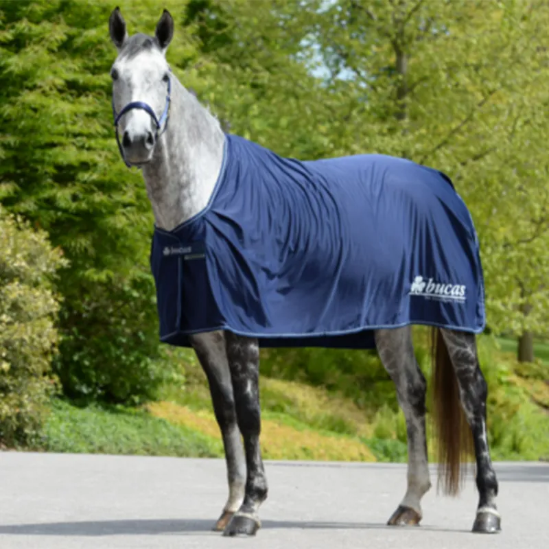 Bucas Power Prize Logo Cooler Rug - Navy/Silver