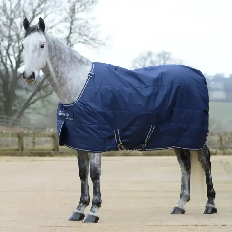 Bucas Quilt 150g Stable Rug with Silk-Feel Lining - Navy/Silver-7