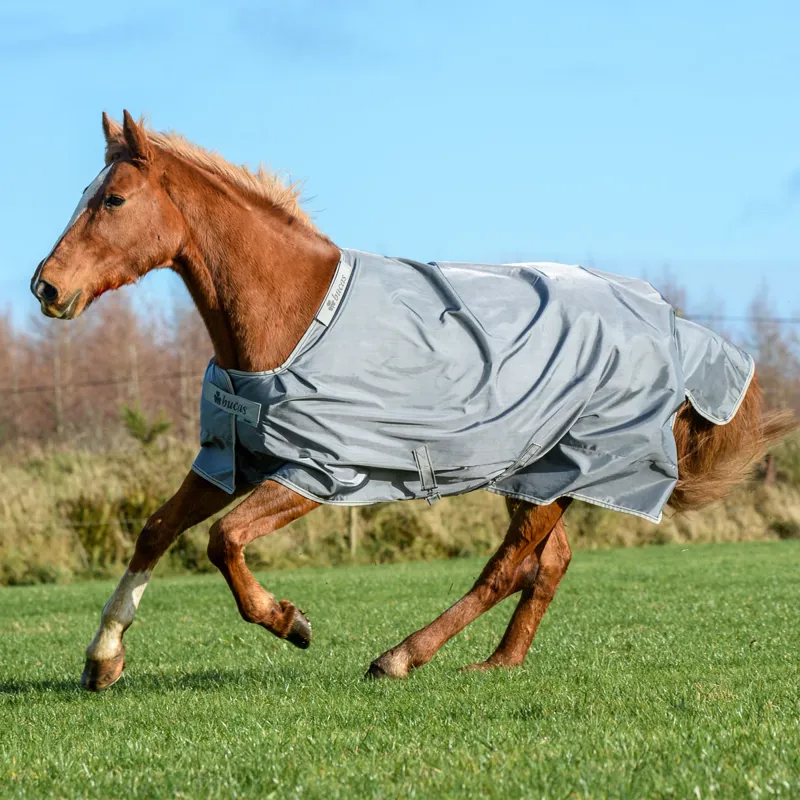 Bucas Smartex 150g Medium Standard Neck Turnout Rug - Iron Gate-2