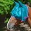 Bucas Freedom Fly Mask - Green/Violet