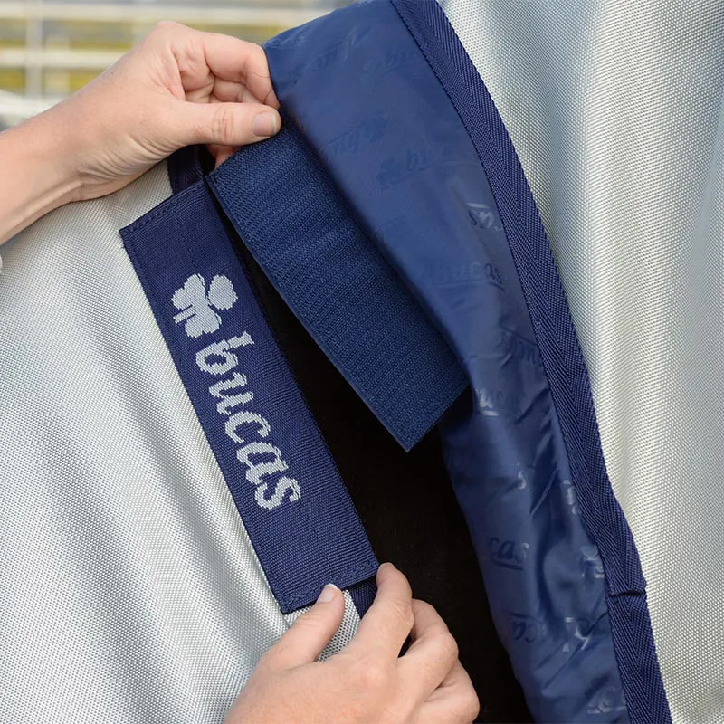 Bucas Power Combi 300g Turnout Neck Cover - Silver-2