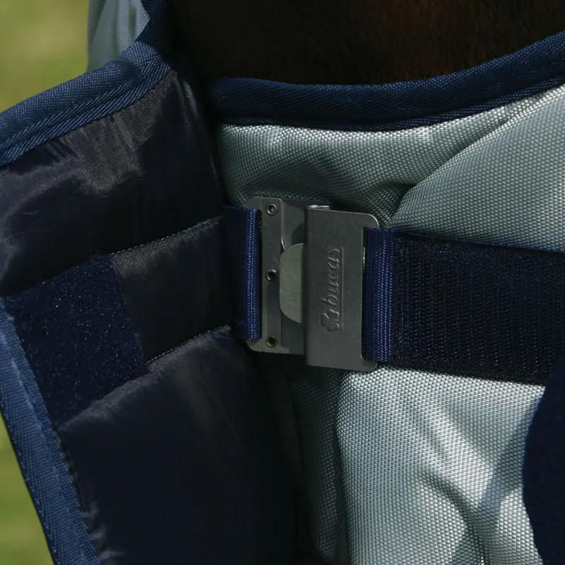 Bucas Power 300g Extra Standard Neck Turnout Rug - Silver-5