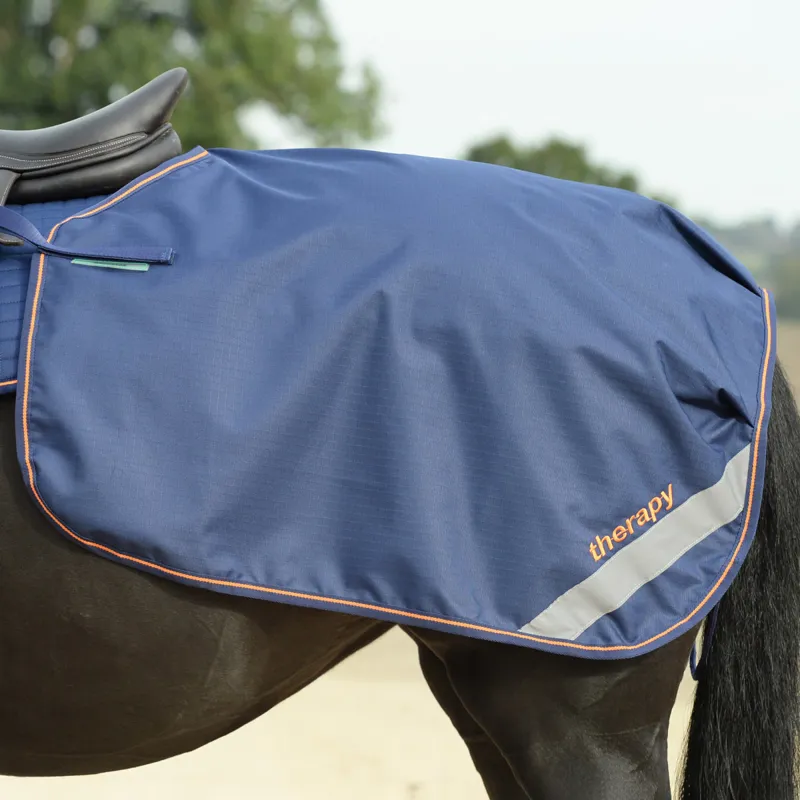 Bucas Therapy Quarter Sheet - Navy/Orange