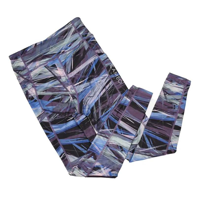 Cameo Zest Ladies Riding Tights - Splash UK8/26in