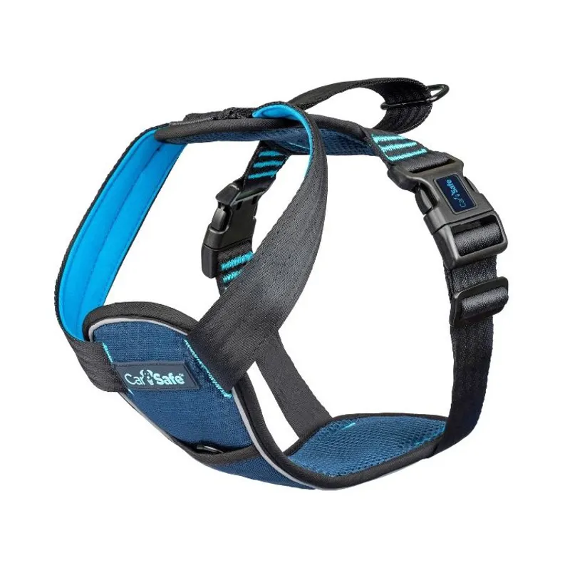 CarSafe Crash Tested Dog Harness - Blue/Black-1