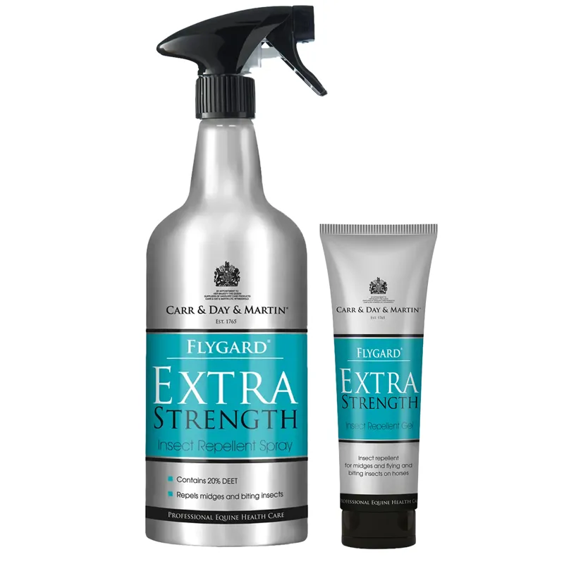 Carr and Day and Martin FlyGard Extra Strength Fly Spray and Gel Bundle