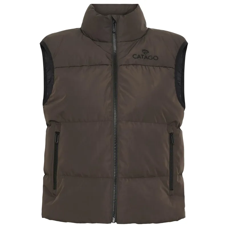 Catago Vally Womens Short Padded Riding Gilet - After Dark-3
