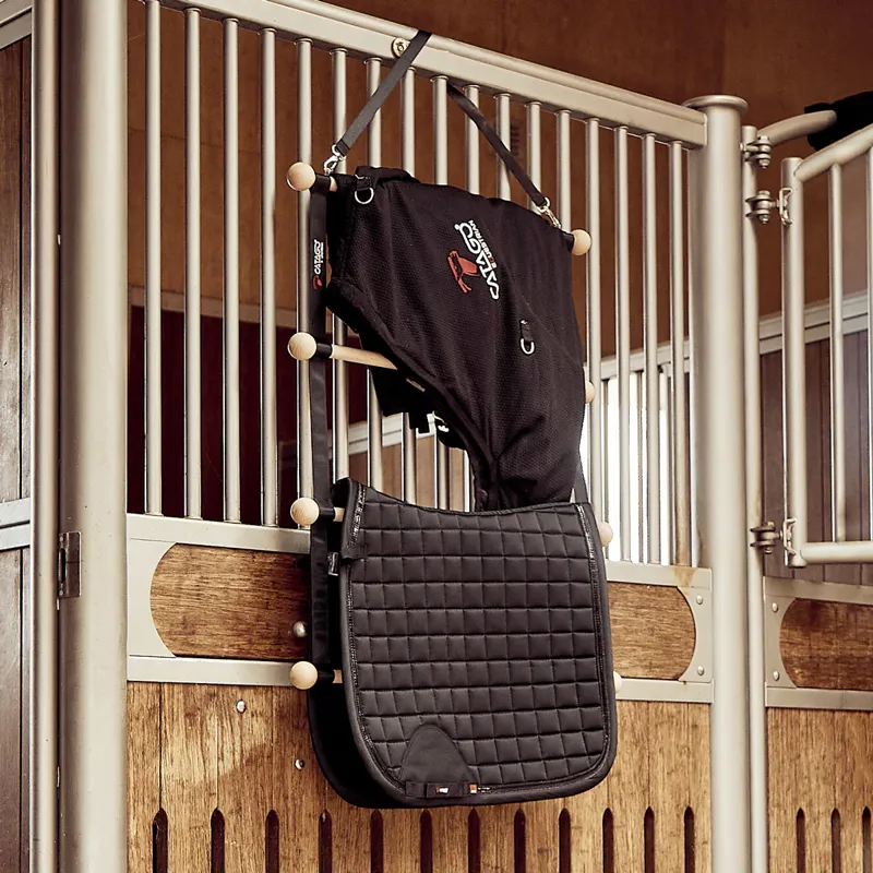 Horse rug hanging rack outlet