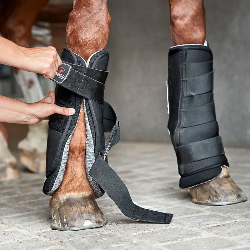 Catago FIR-Tech Stable Boot Neoprene Outers - Black-2