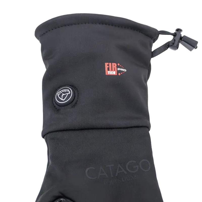 Catago FIR-Tech PRO Adults Heating Riding Gloves - Black-2
