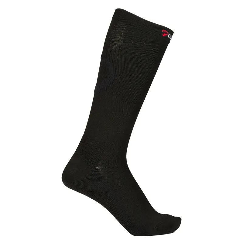 Catago FIR-Tech Compression Tall Riding Socks - Black