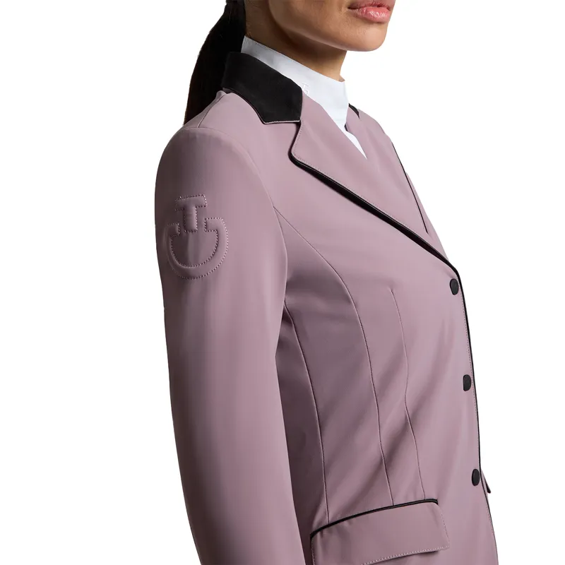 Cavalleria Toscana Competition Zip Womens Show Jacket - Grape Shake-2