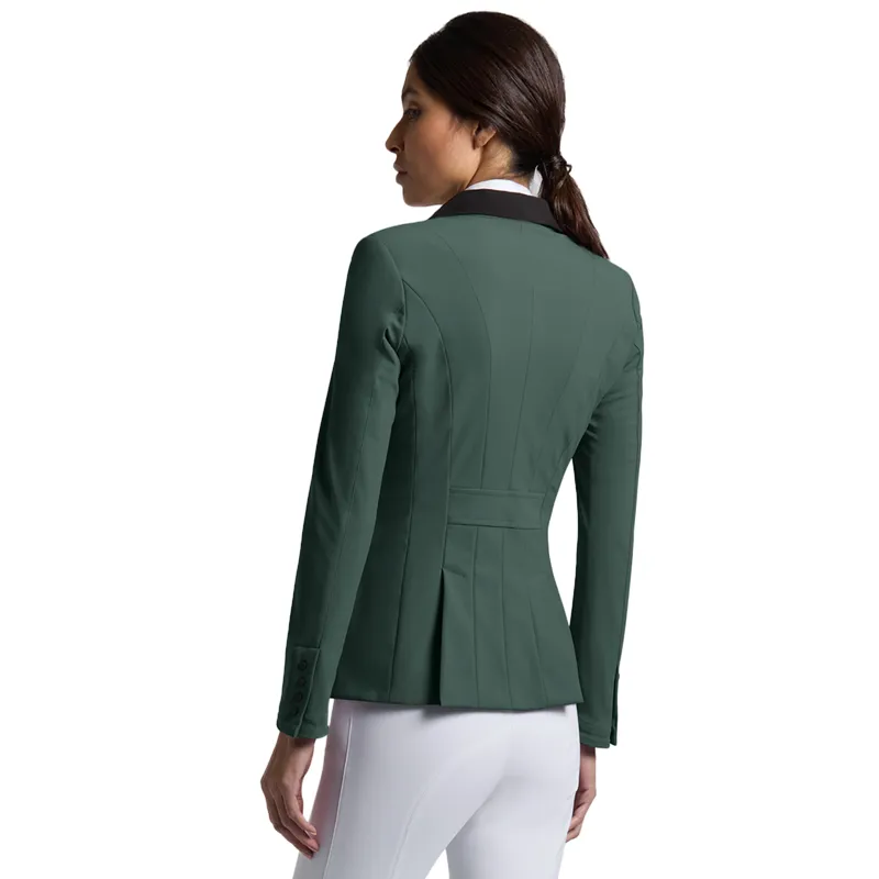 Cavalleria Toscana Competition Zip Womens Show Jacket - Jungle Green-1