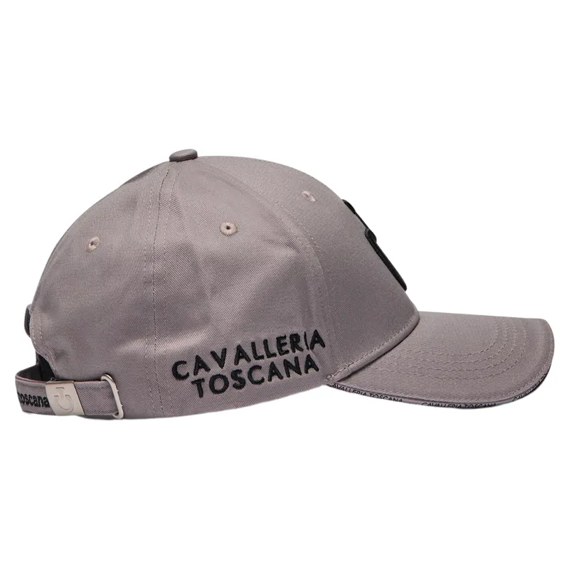 Cavalleria Toscana Logo Cotton Cap - Grey/Black-4