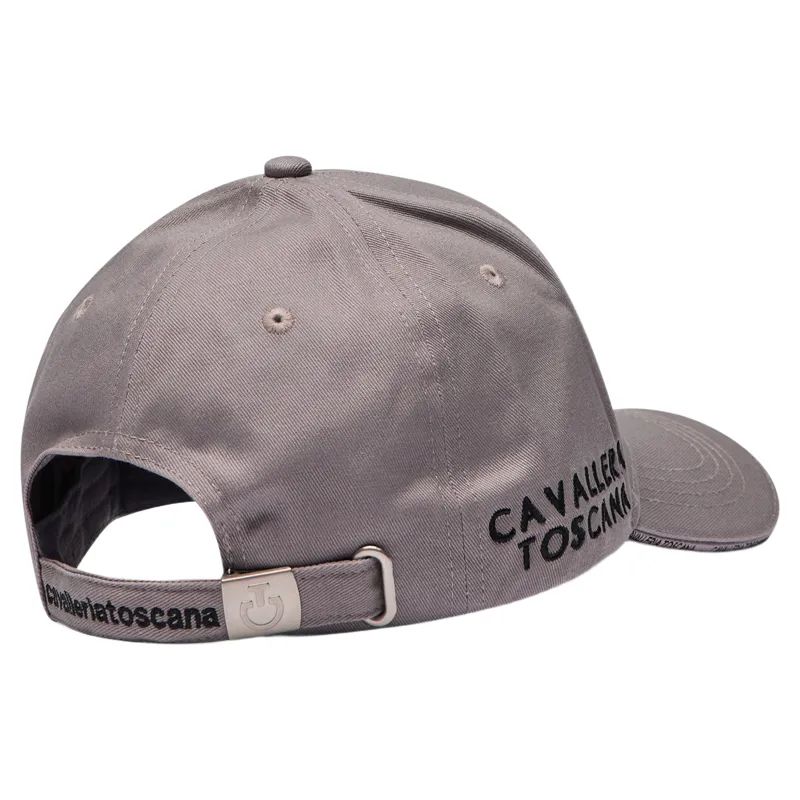 Cavalleria Toscana Logo Cotton Cap - Grey/Black-1