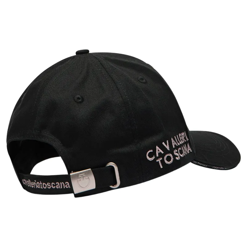 Cavalleria Toscana Logo Cotton Cap - Black/Pink-1