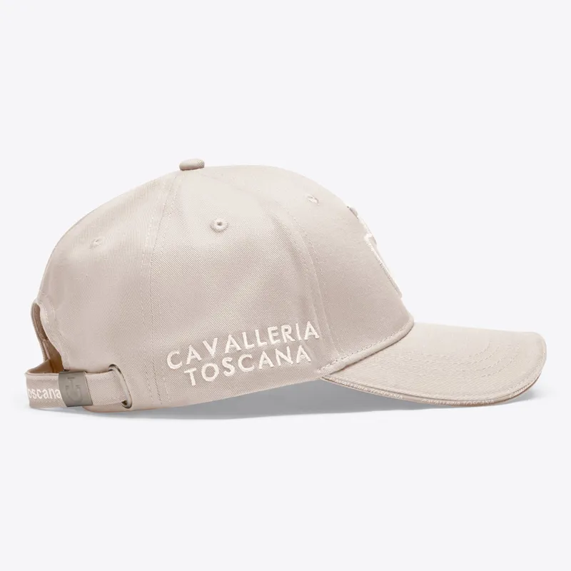 Cavalleria Toscana Logo Cotton Cap - Birch/Birch-1