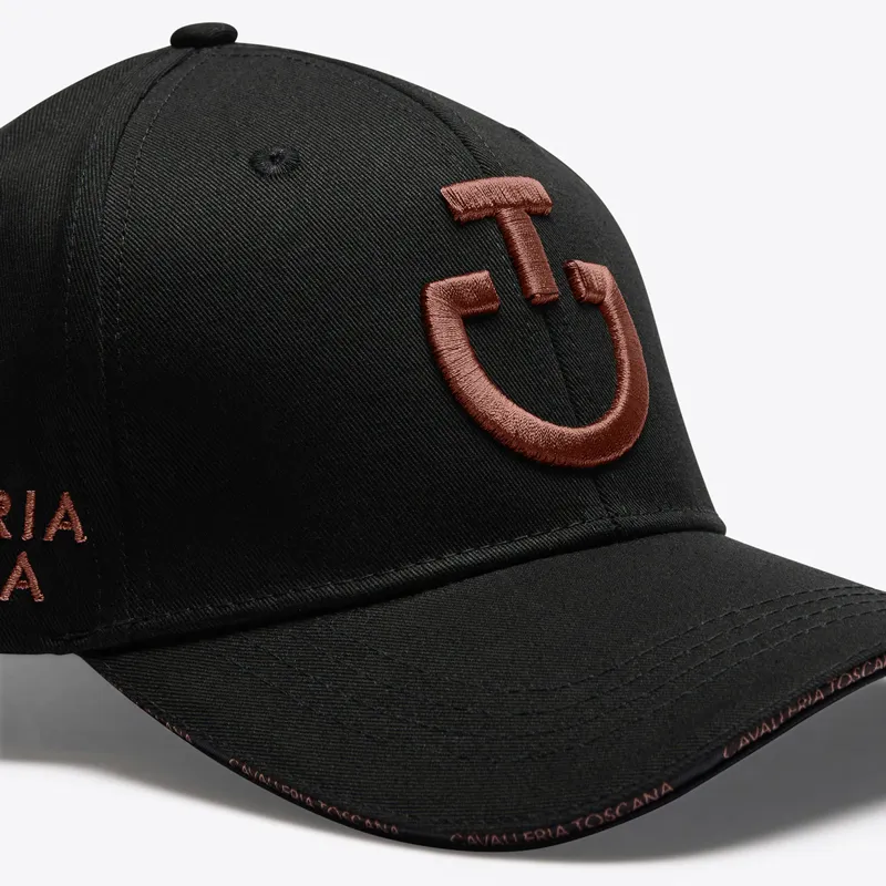 Cavalleria Toscana Logo Cotton Cap - Black/Mint-3