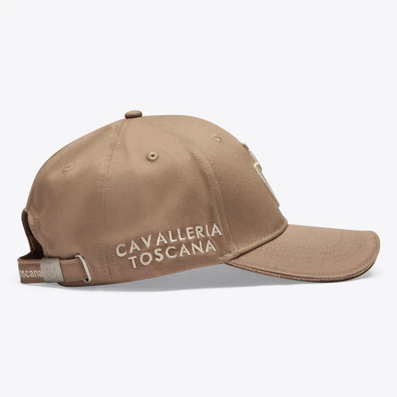 Cavalleria Toscana Logo Cotton Cap - Brush/Birch-1