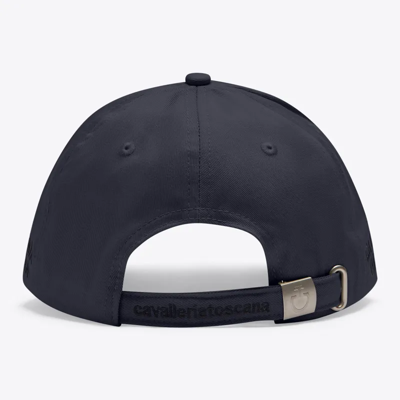 Cavalleria Toscana Logo Cotton Cap - Charcoal/Black-2