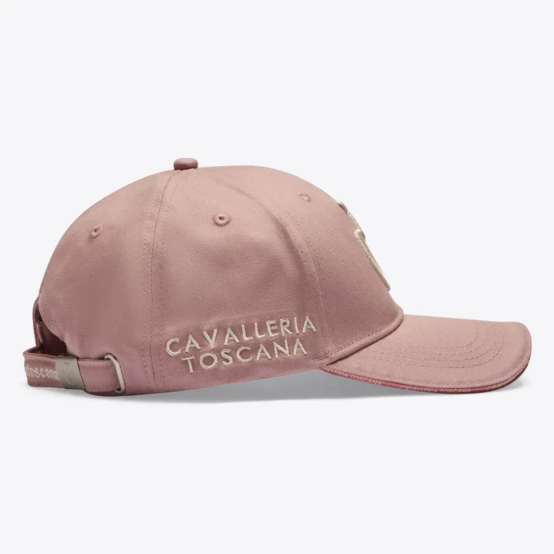Cavalleria Toscana Logo Cotton Cap - Violet Ice/Birch-1