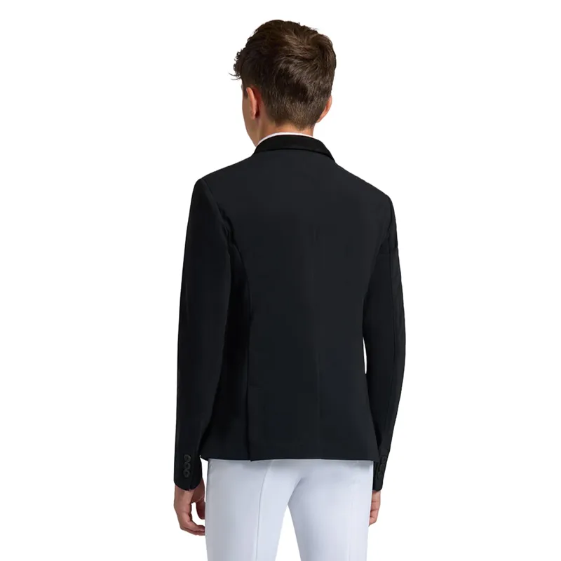 Cavalleria Toscana Junior Boys Zip GP Show Jacket - Black-1
