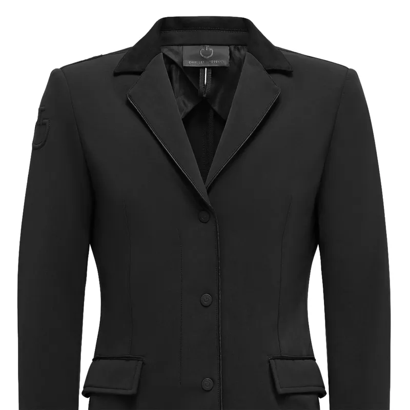 Cavalleria Toscana Junior Girls Zip GP Show Jacket - Black-2