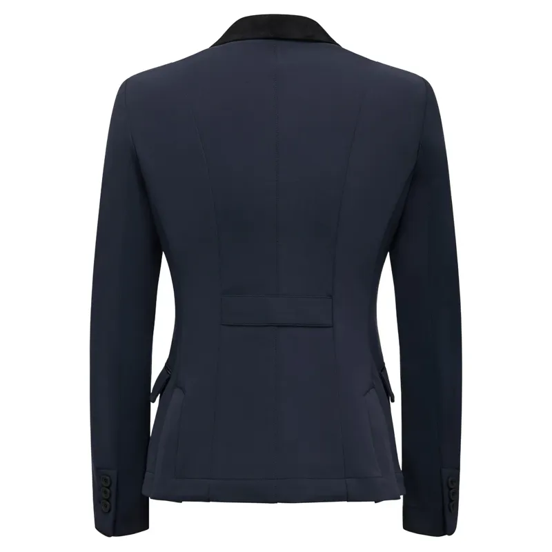 Cavalleria Toscana Junior Girls Zip GP Show Jacket - Navy-1
