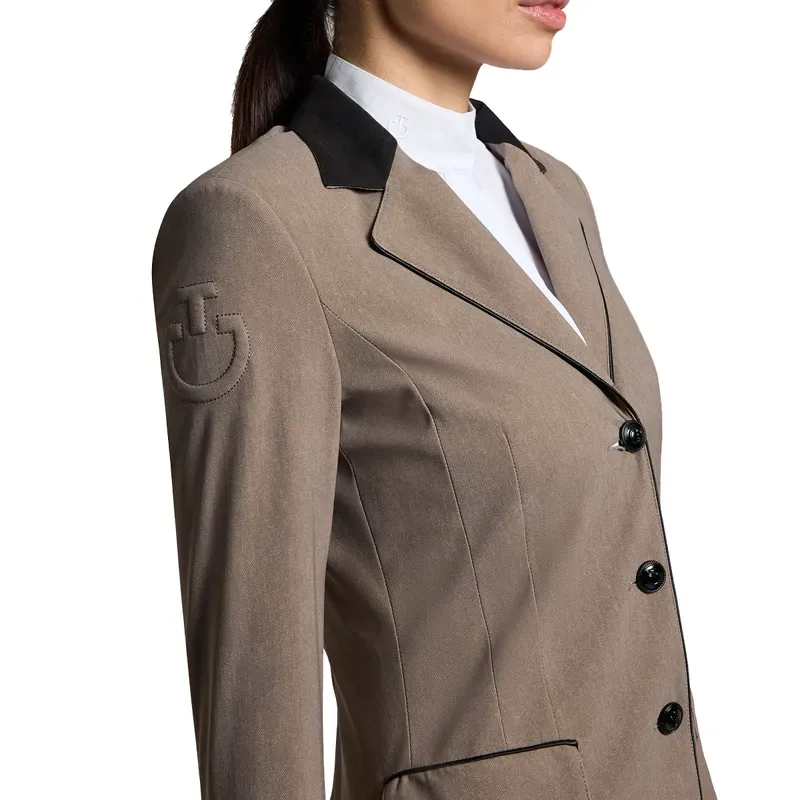 Cavalleria Toscana GP Womens Show Jacket - Beige Fantasy-3