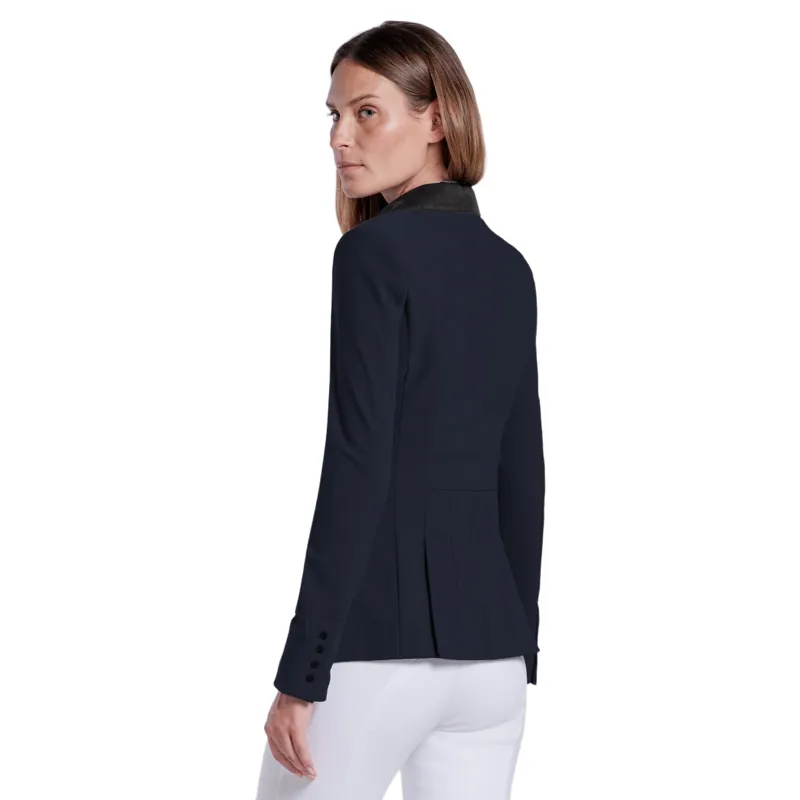 Cavalleria Toscana Competition Zip Womens Show Jacket - Navy-2