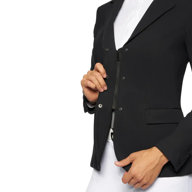 Cavalleria Toscana Competition Zip Womens Show Jacket - Black-2