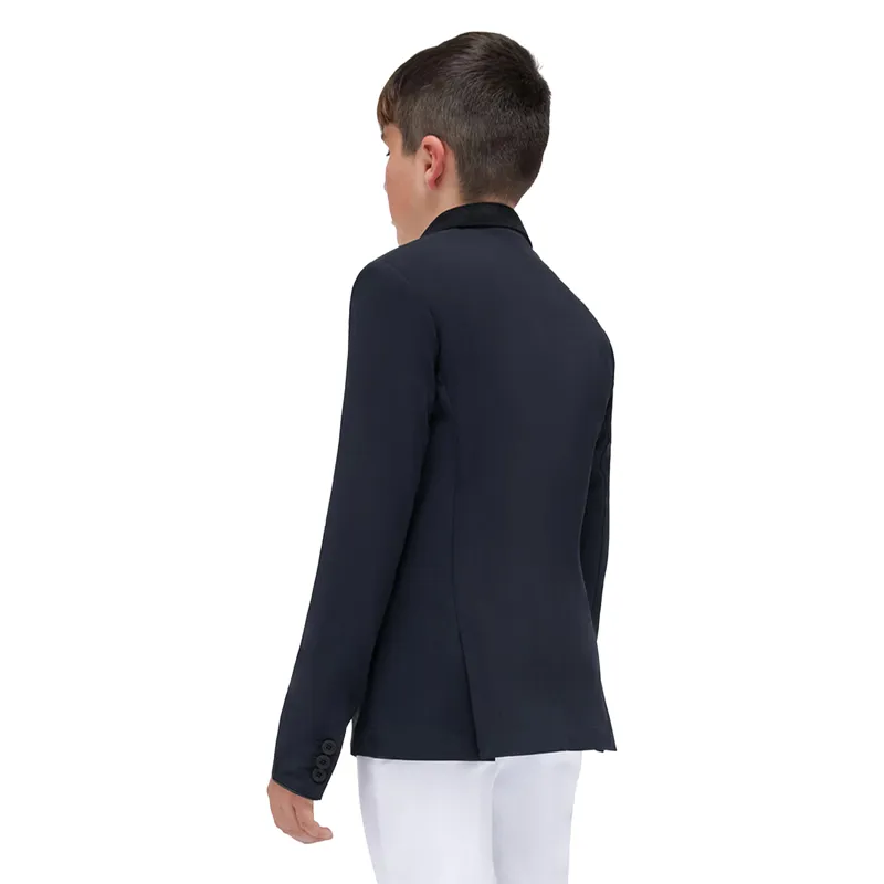 Cavalleria Toscana Junior Boys Zip GP Show Jacket - Navy-1