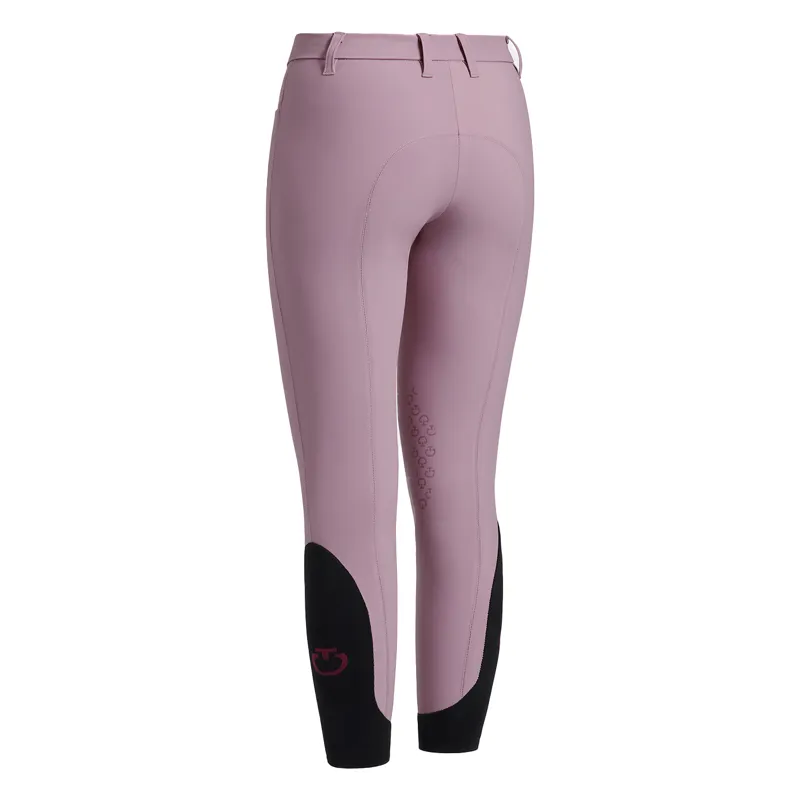 Cavalleria Toscana Junior Girls Colour Grip Breeches - Grape Shake-1