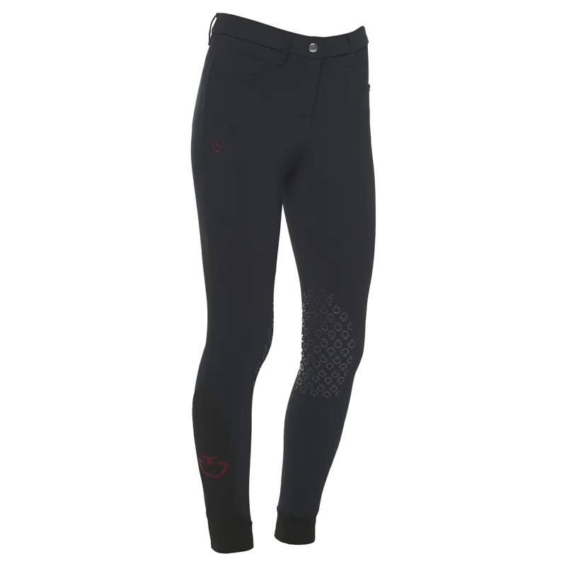 Cavalleria Toscana Junior Girls Colour Grip Breeches - Navy